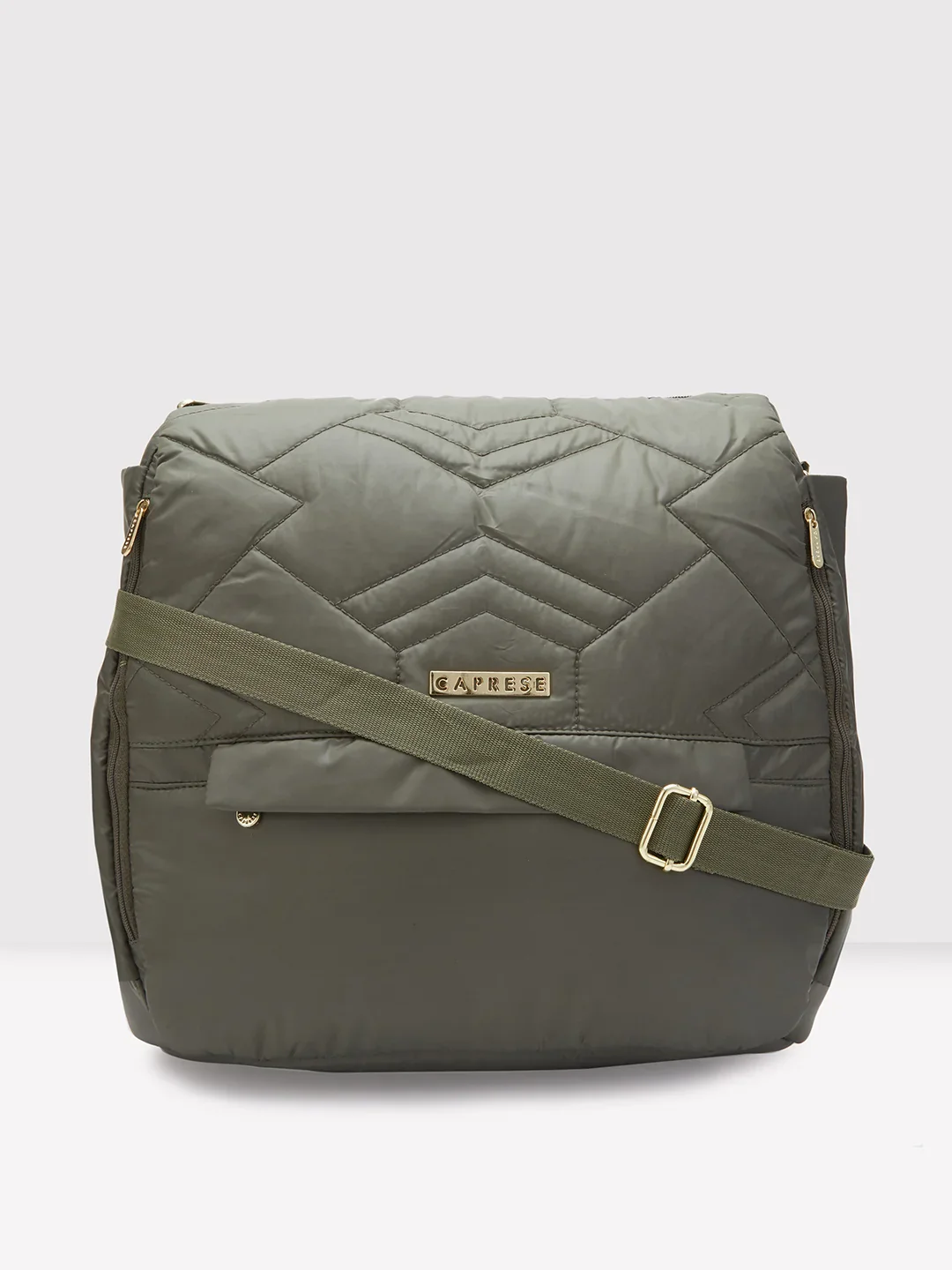 Caprese Clara Large Olive Backpack - Image 3