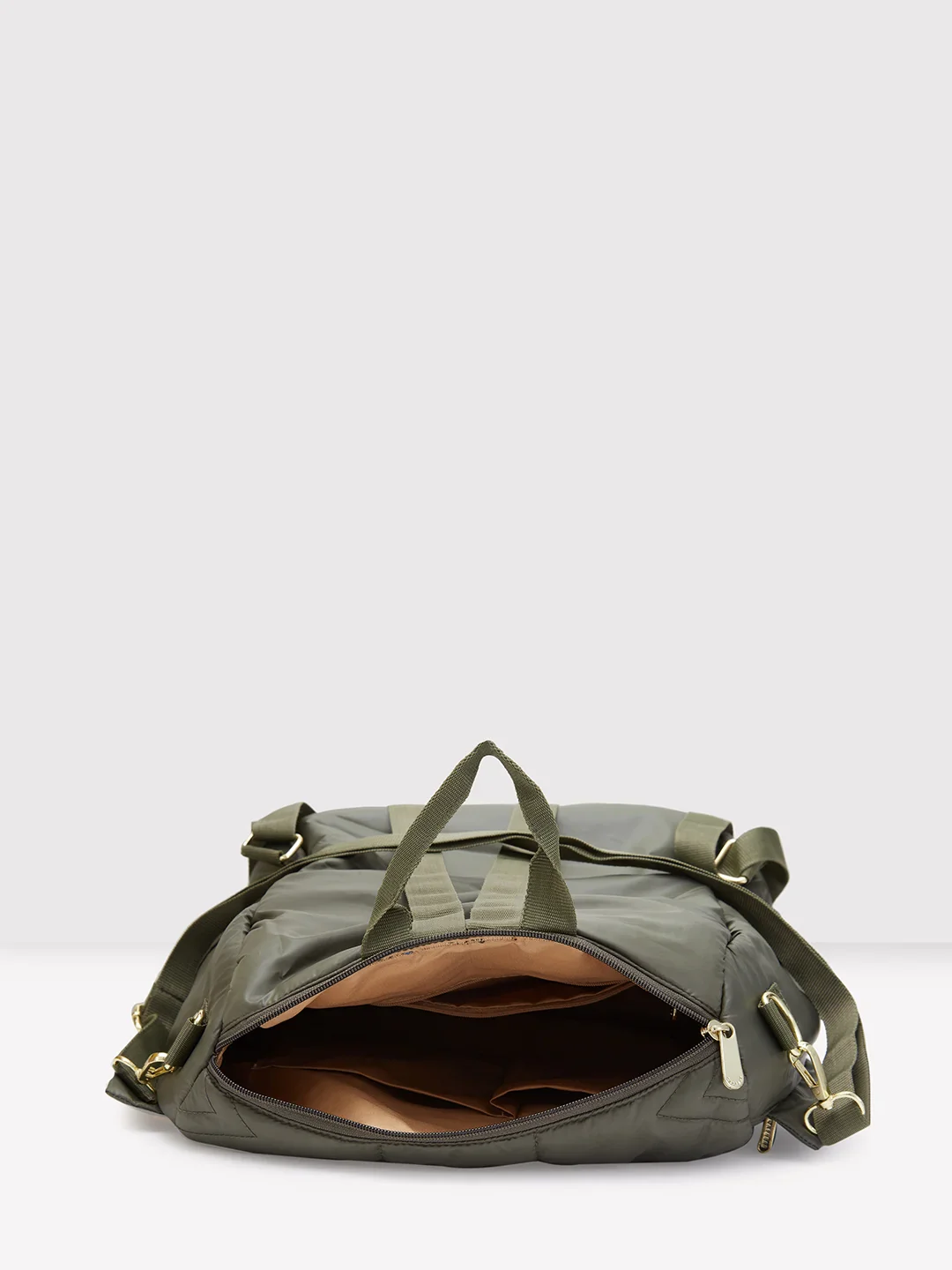 Caprese Clara Large Olive Backpack - Image 7
