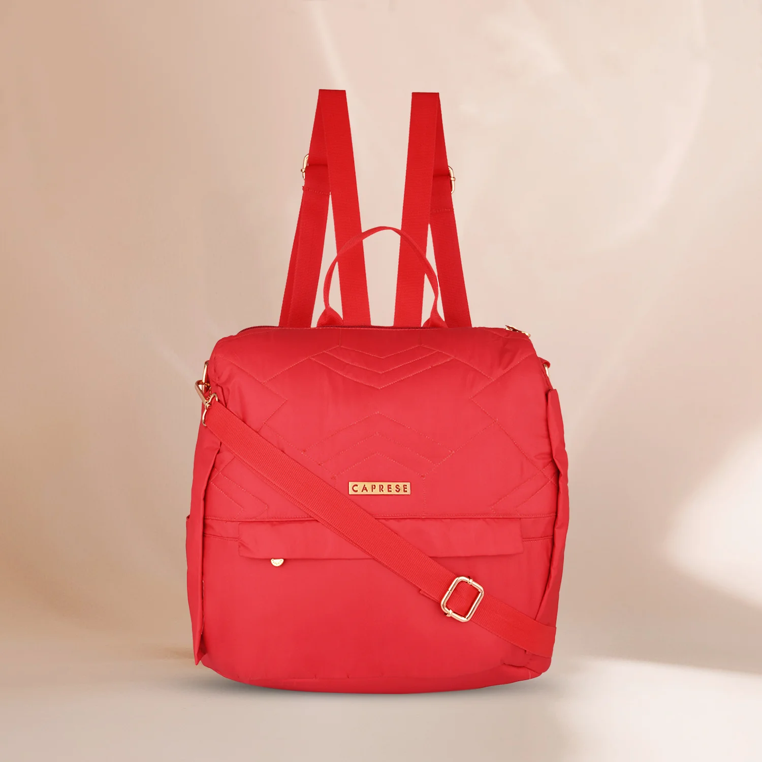 Caprese Clara Large Red Backpack - Image 8