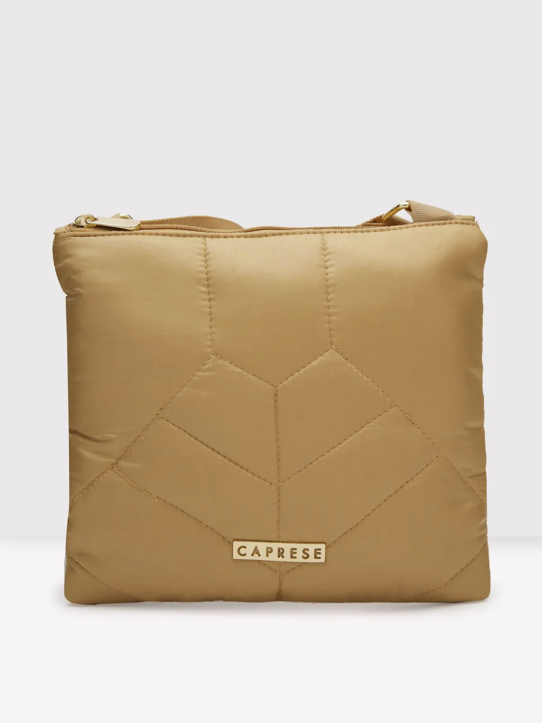 Caprese Clara Medium Ochre Sling Bag
