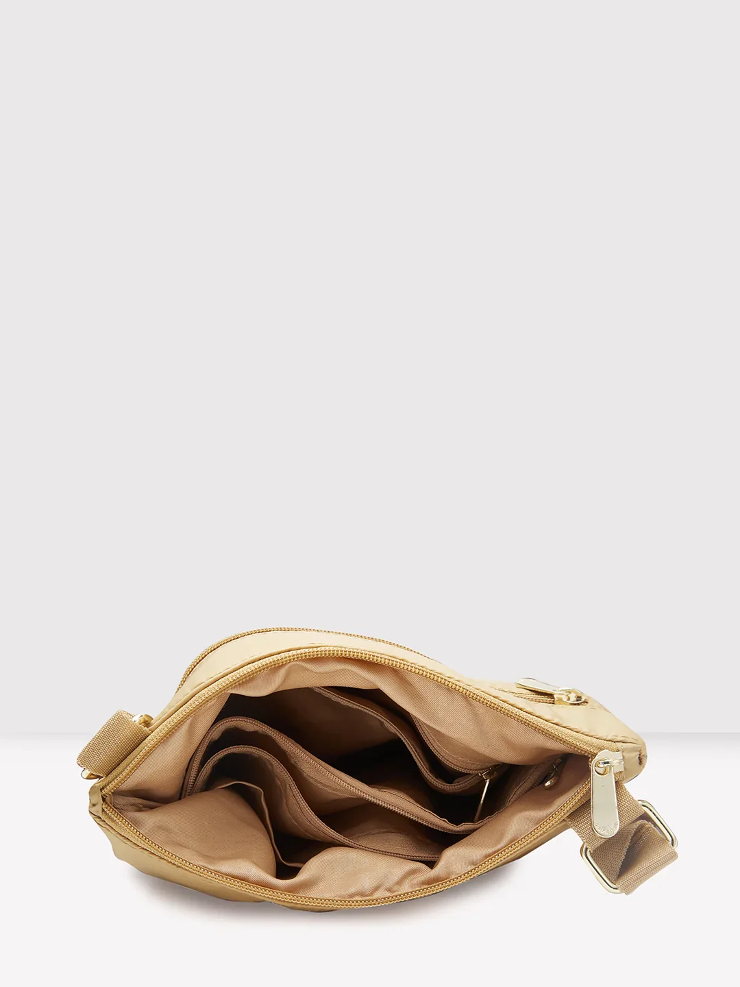 Caprese Clara Medium Ochre Sling Bag - Image 10