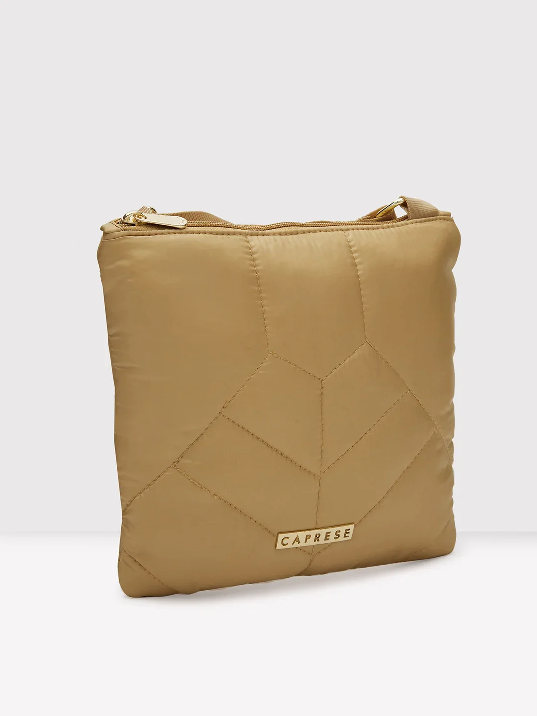 Caprese Clara Medium Ochre Sling Bag - Image 8