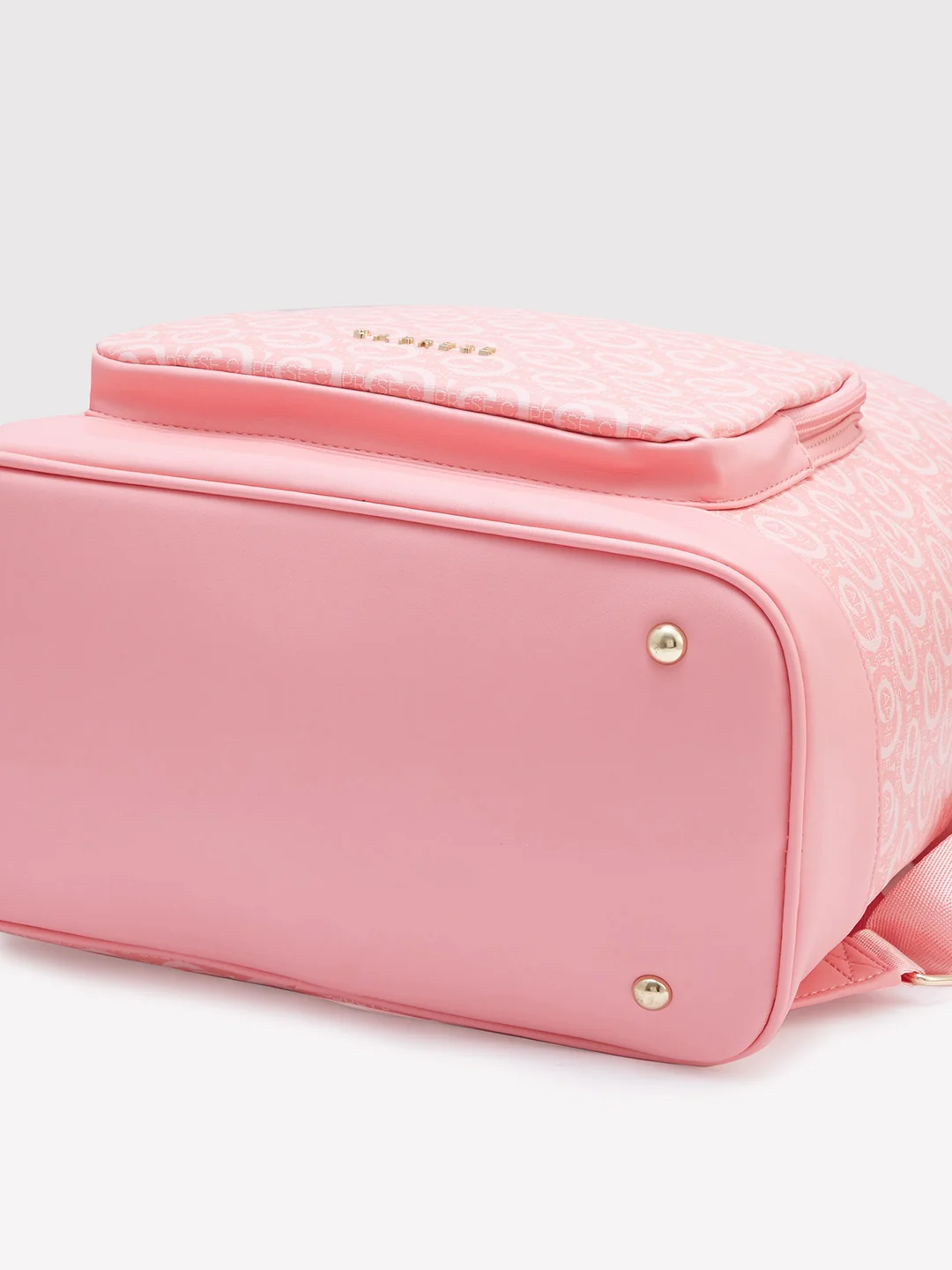Caprese Cleo Large Light Pink Laptop Backpack - Image 6