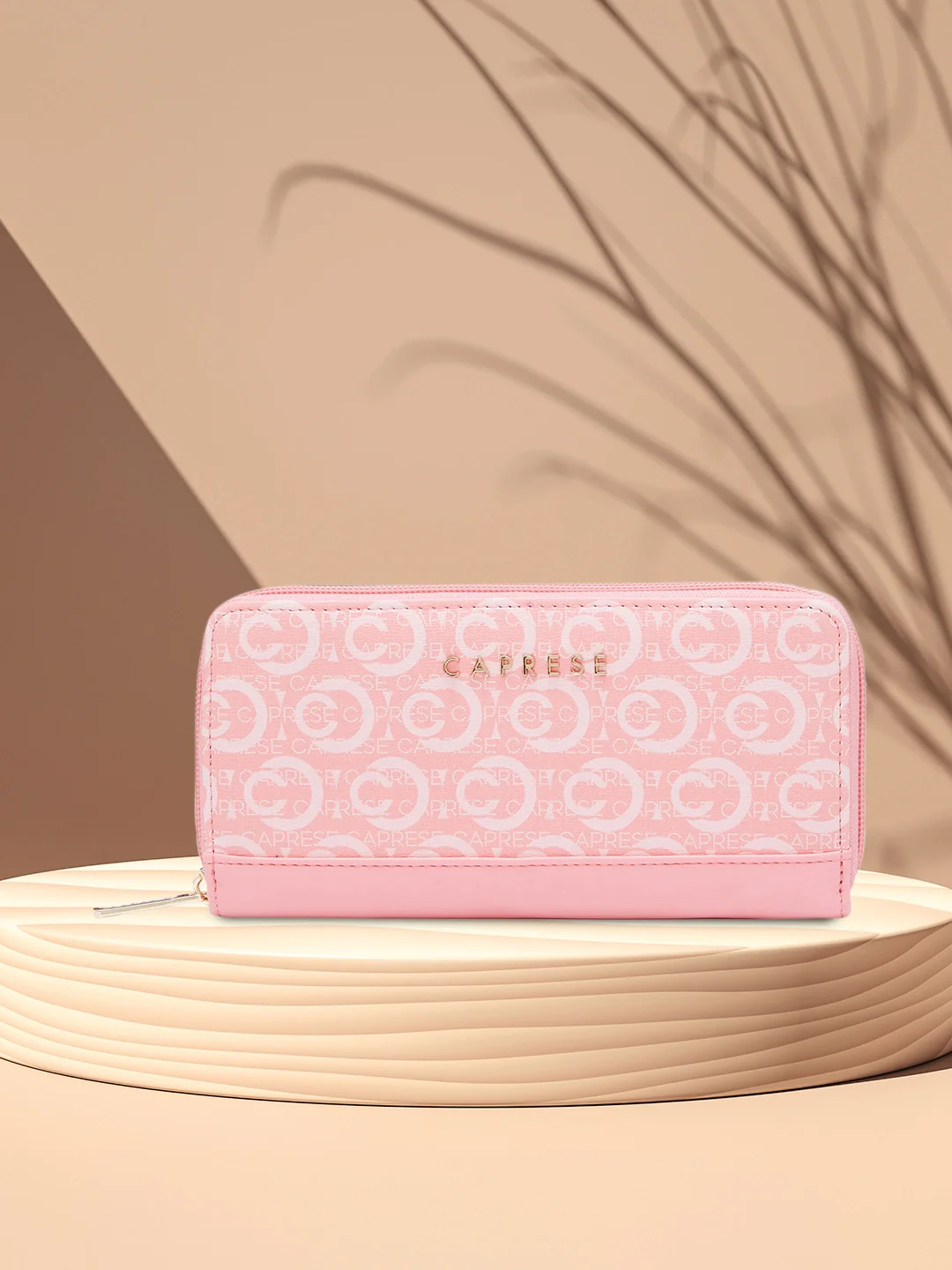 Caprese Cleo Medium Light Pink Wallet - Image 2