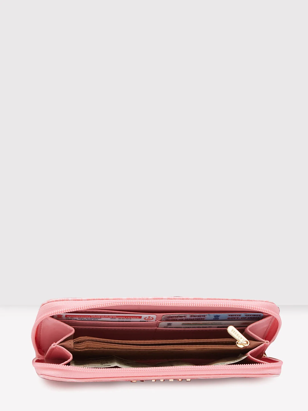 Caprese Cleo Medium Light Pink Wallet - Image 7