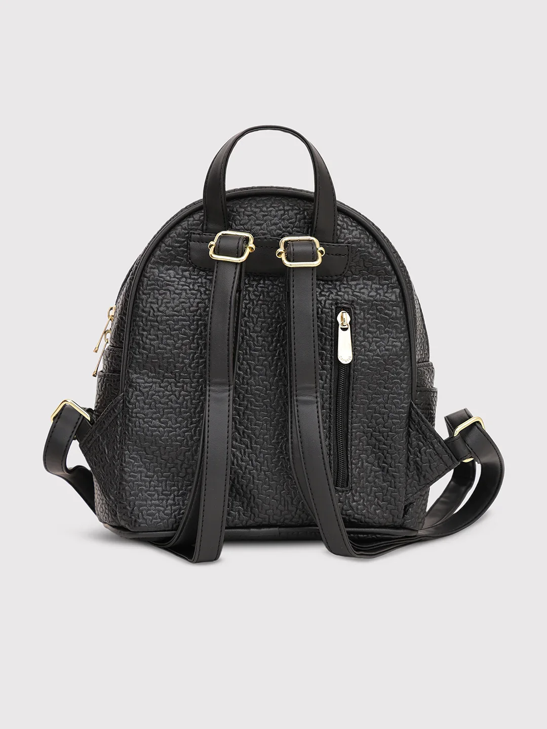 Caprese Comet Small Black Backpack - Image 3