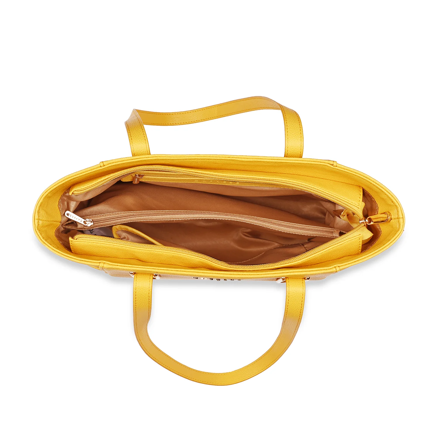 Caprese Cora Large Ochre Tote Bag - Image 8