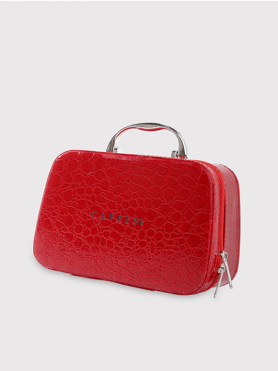 Caprese Cortney Small Maroon Vanity Case - Image 5