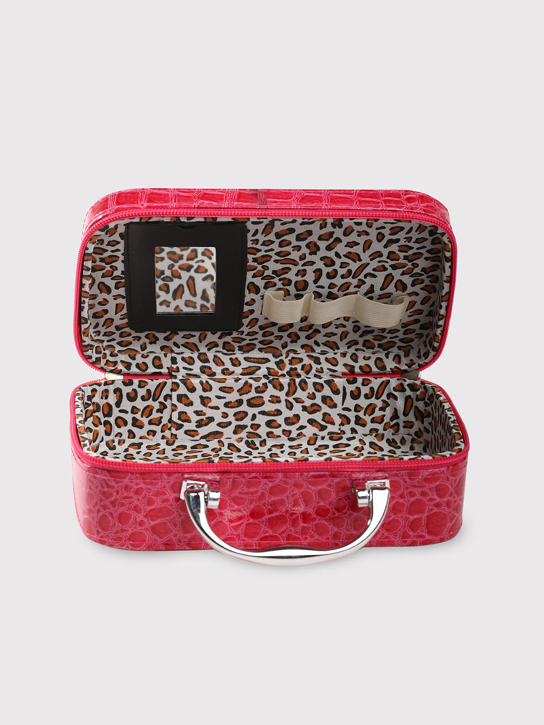 Caprese Cortney Small Pink Vanity Case - Image 9