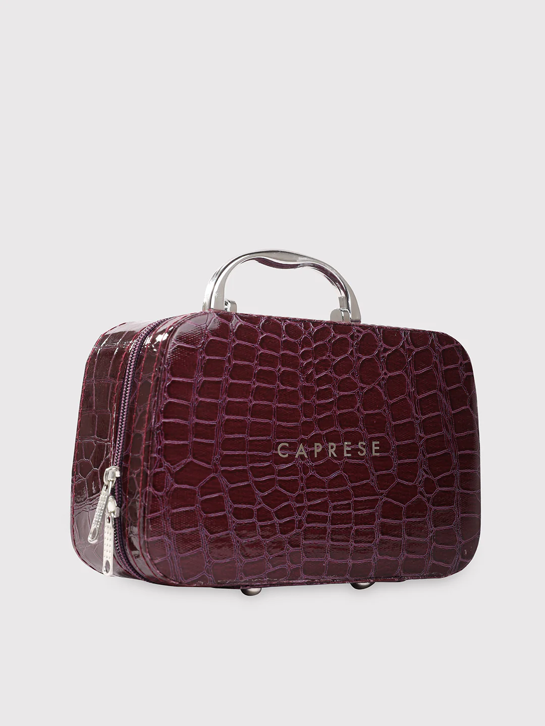 Caprese Cortney Small Purple Vanity Case - Image 5
