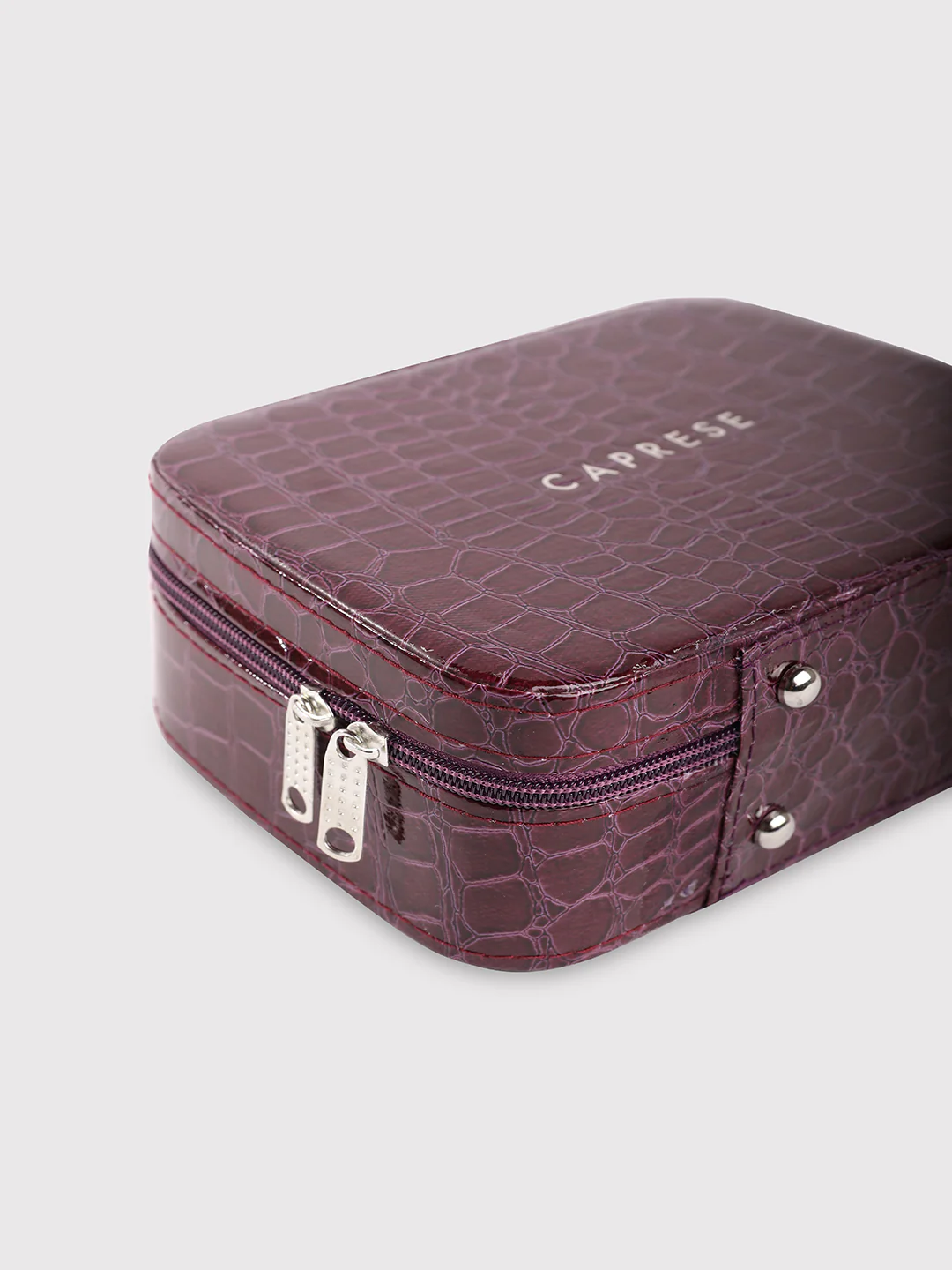 Caprese Cortney Small Purple Vanity Case - Image 8