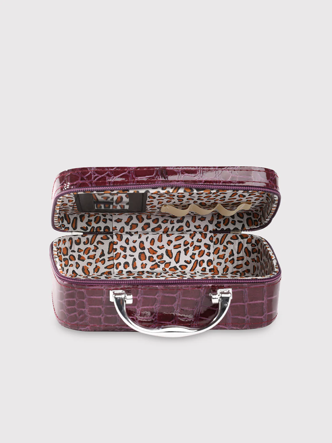 Caprese Cortney Small Purple Vanity Case - Image 9