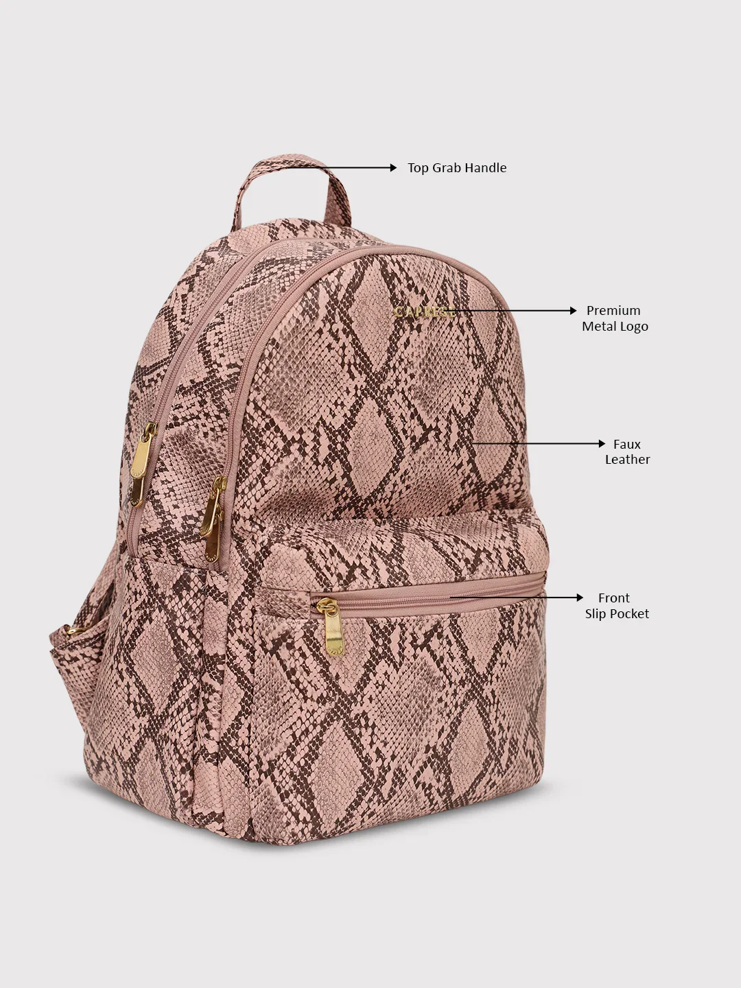 Caprese Cosmos Medium Blush Backpack - Image 8