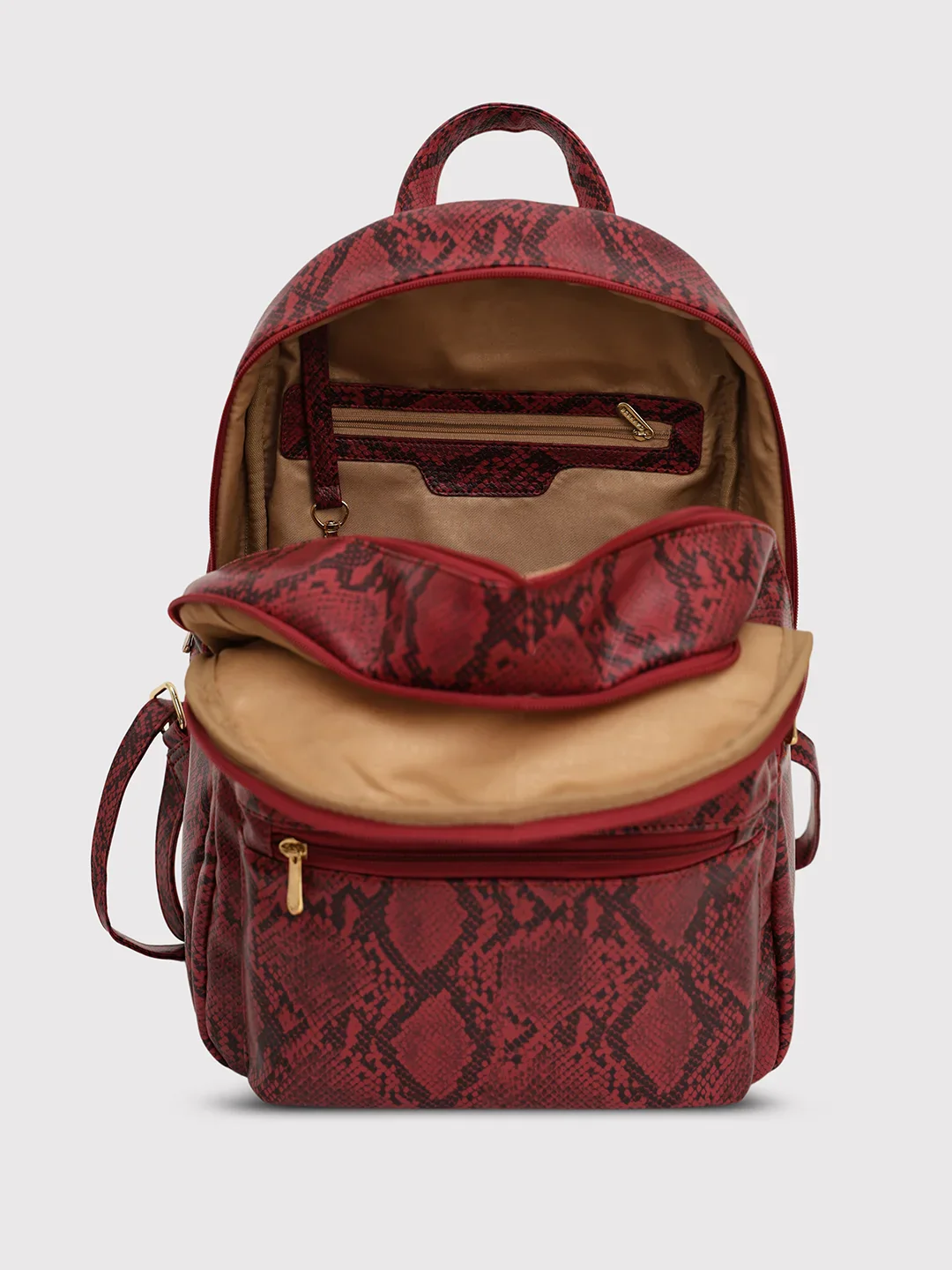 Caprese Cosmos Medium Burgundy Backpack - Image 6