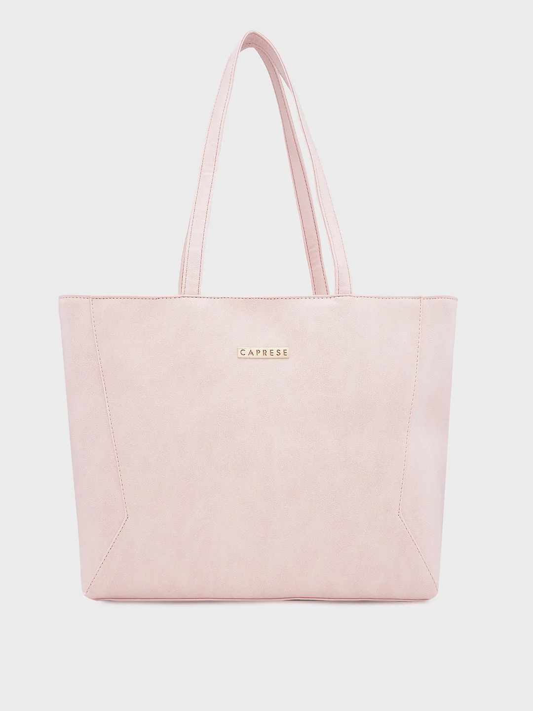 Caprese Covey Large Powder Pink Tote Bag