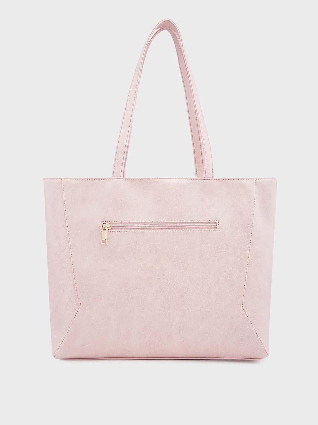 Caprese Covey Large Powder Pink Tote Bag - Image 3