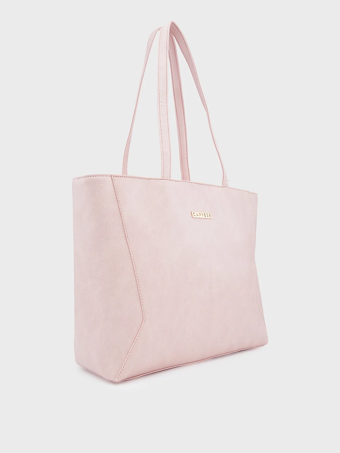 Caprese Covey Large Powder Pink Tote Bag - Image 4