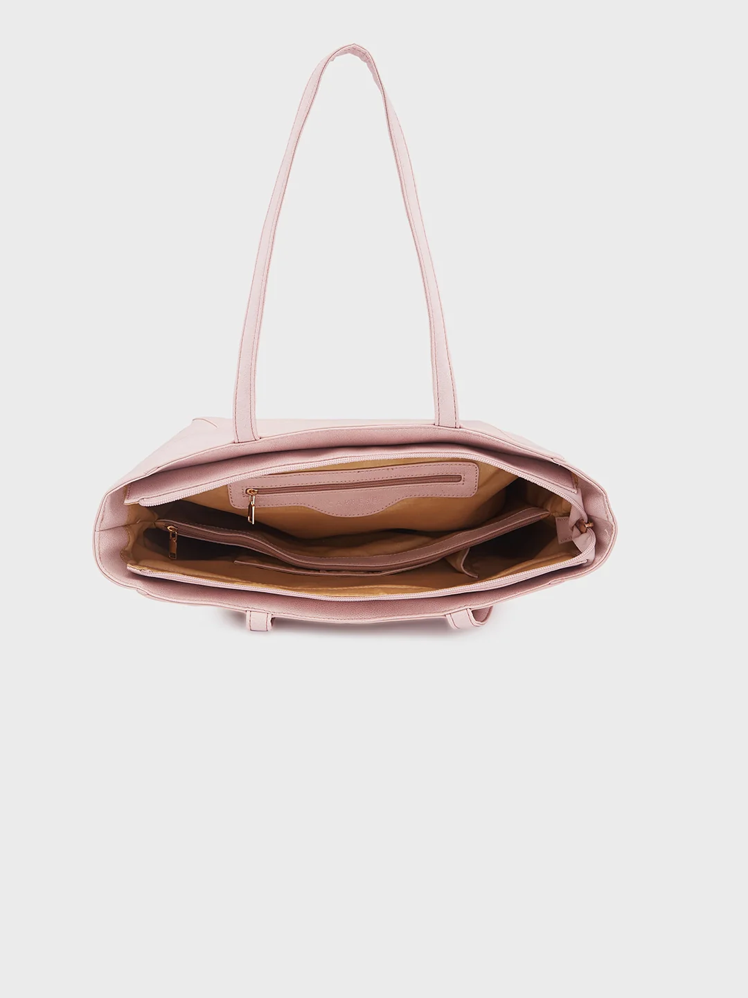 Caprese Covey Large Powder Pink Tote Bag - Image 7