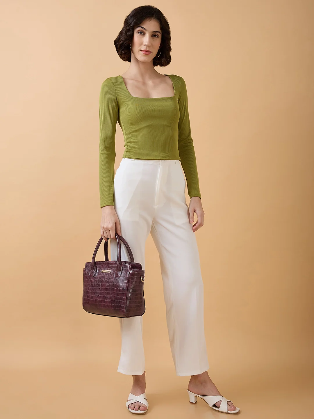Caprese Cristina Medium Cherry Satchel Bag - Image 2