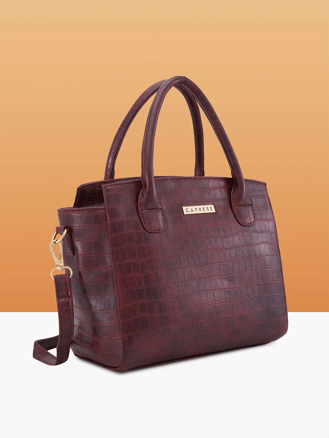 Caprese Cristina Medium Cherry Satchel Bag - Image 4