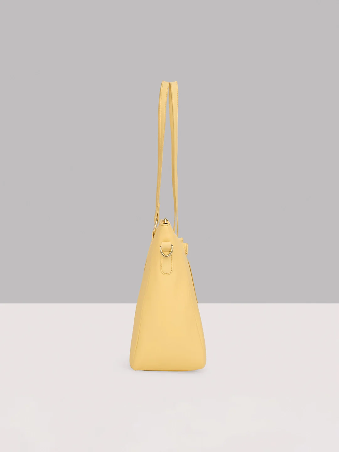 Caprese Crystal Large Butter Yellow Satchel Bag - Image 5