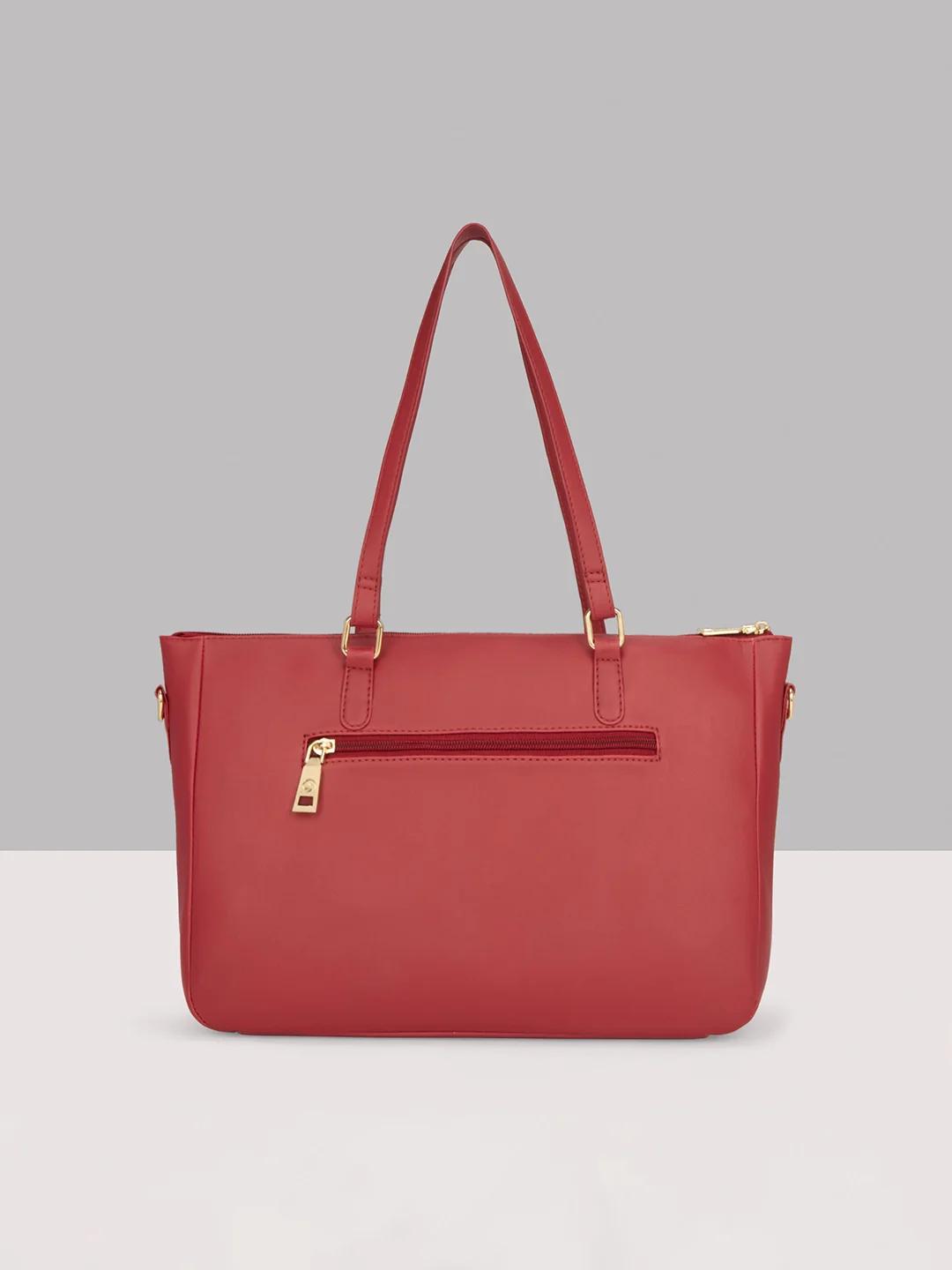 Caprese Crystal Large Cherry Red Satchel Bag - Image 4