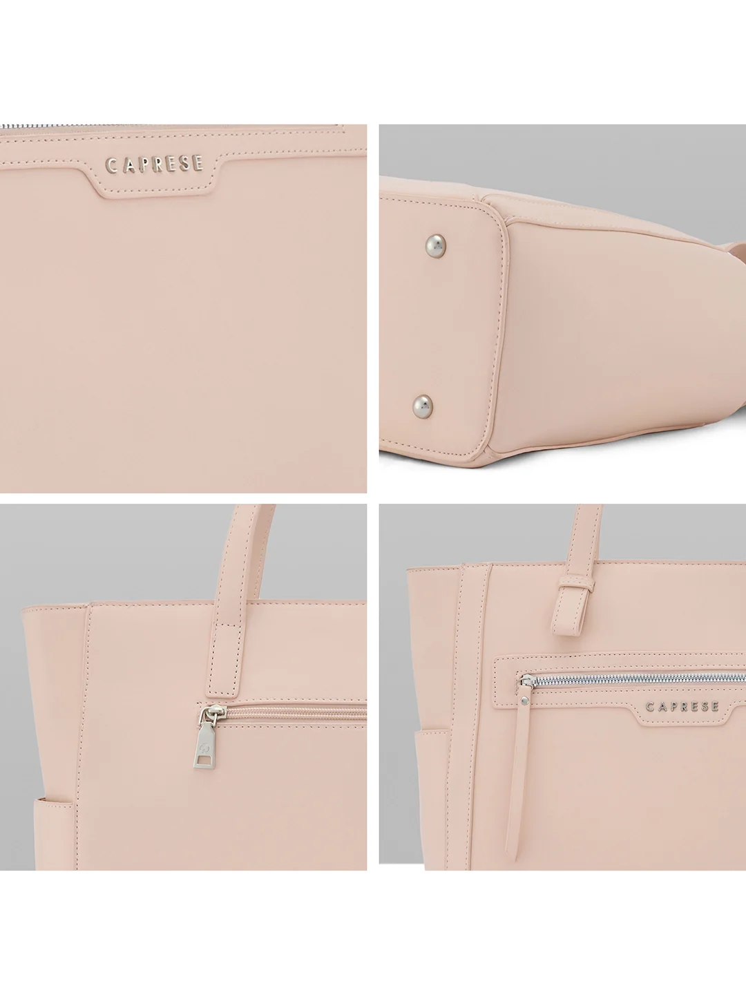 Caprese Cuba Large Blush Laptop Tote Bag - Image 9