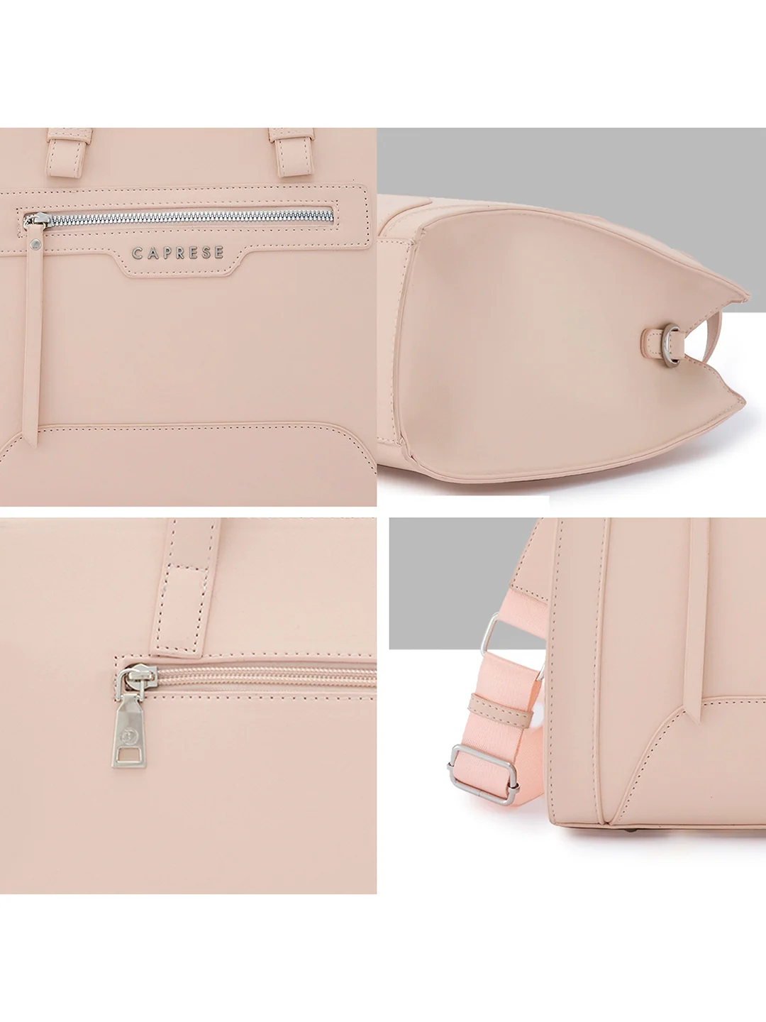 Caprese Cuba Medium Blush Satchel Bag - Image 10