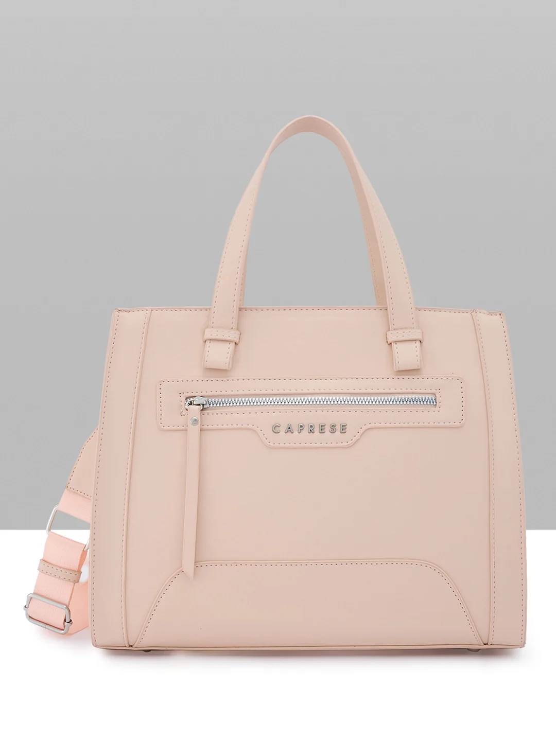 Caprese Cuba Medium Blush Satchel Bag - Image 3