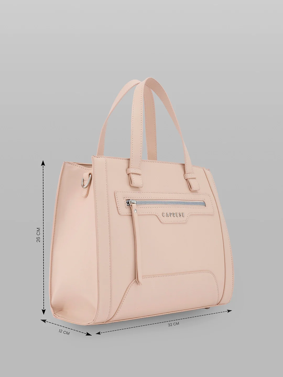 Caprese Cuba Medium Blush Satchel Bag - Image 5
