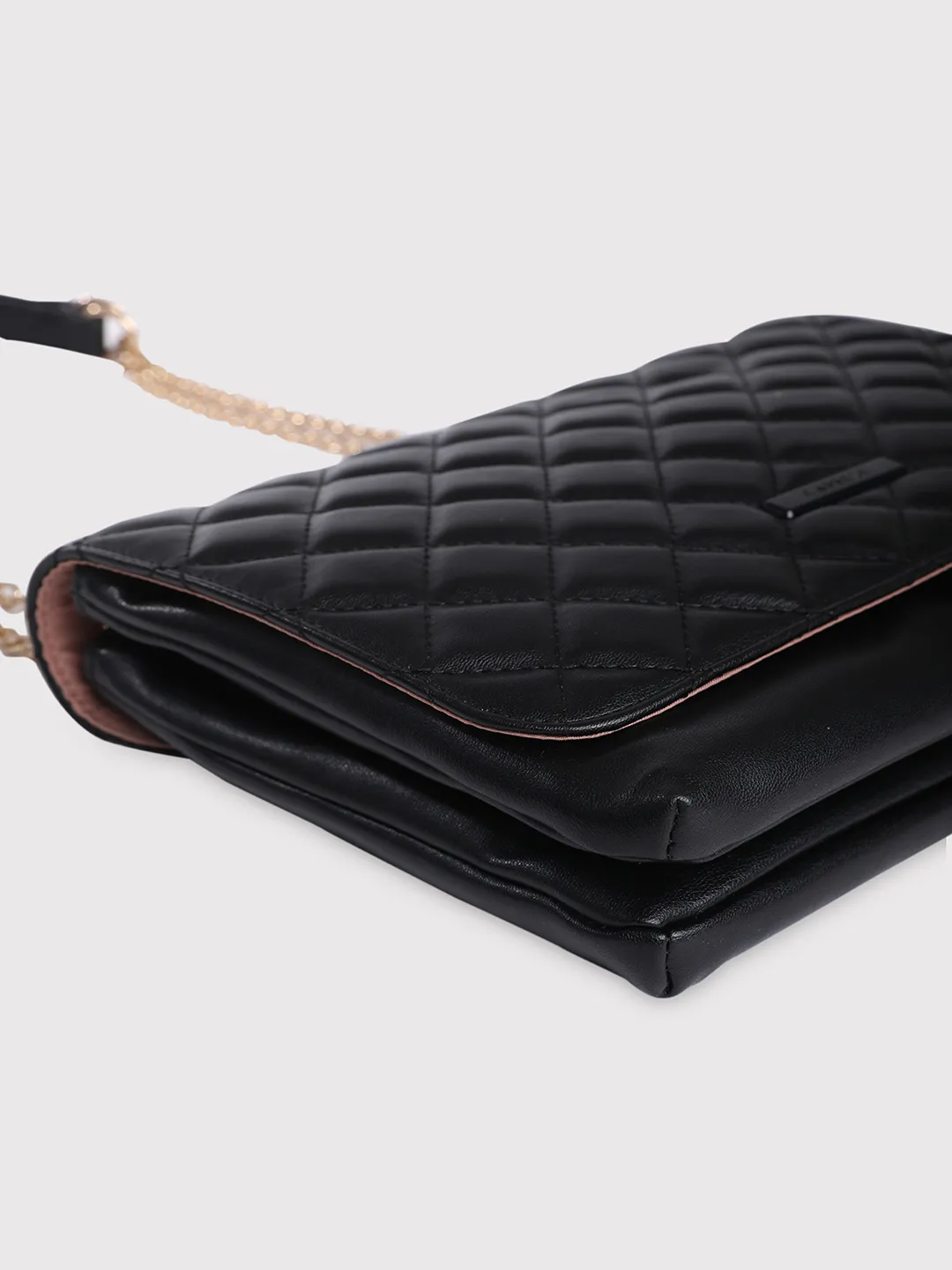 Caprese Cuddy Medium Black Sling Bag - Image 10