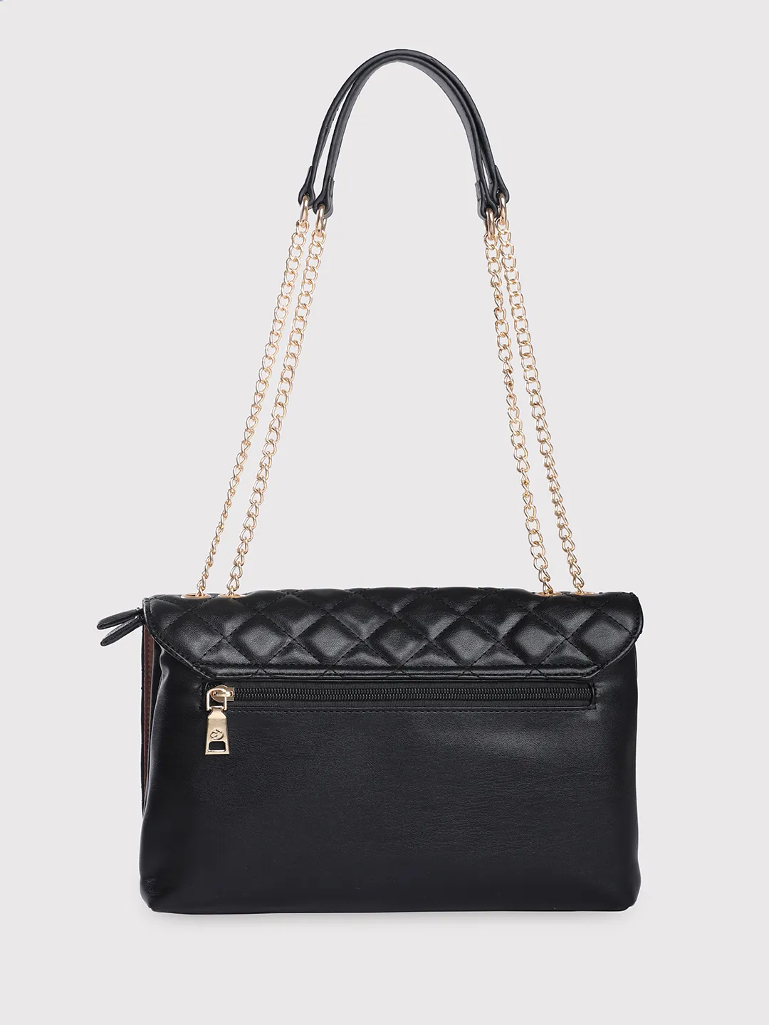 Caprese Cuddy Medium Black Sling Bag - Image 4