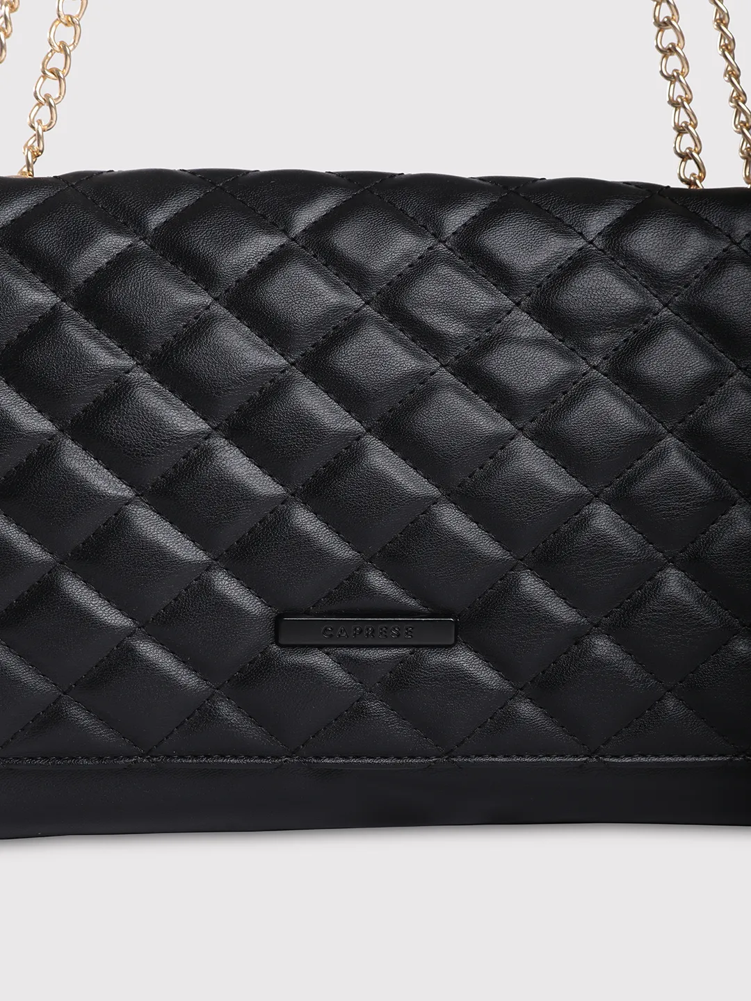 Caprese Cuddy Medium Black Sling Bag - Image 8