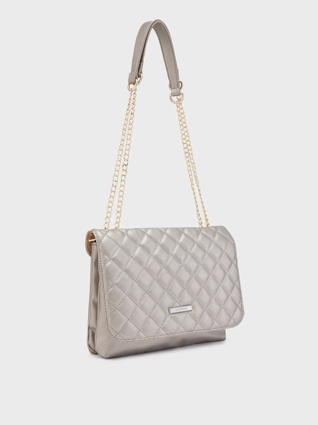 Caprese Cuddy Medium Gunmetal Sling Bag - Image 4