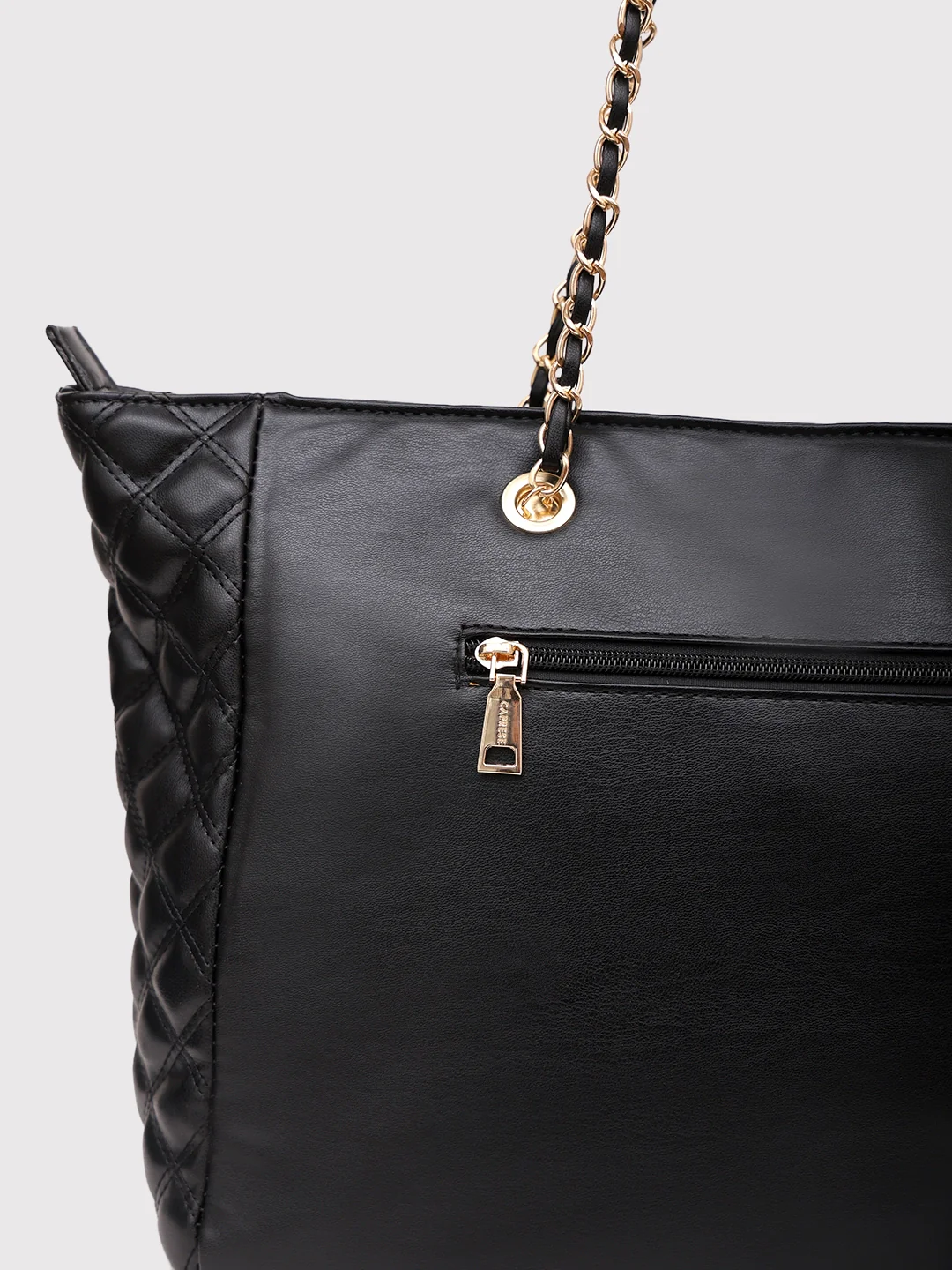 Caprese Cuddy Large Black Tote Bag - Image 10