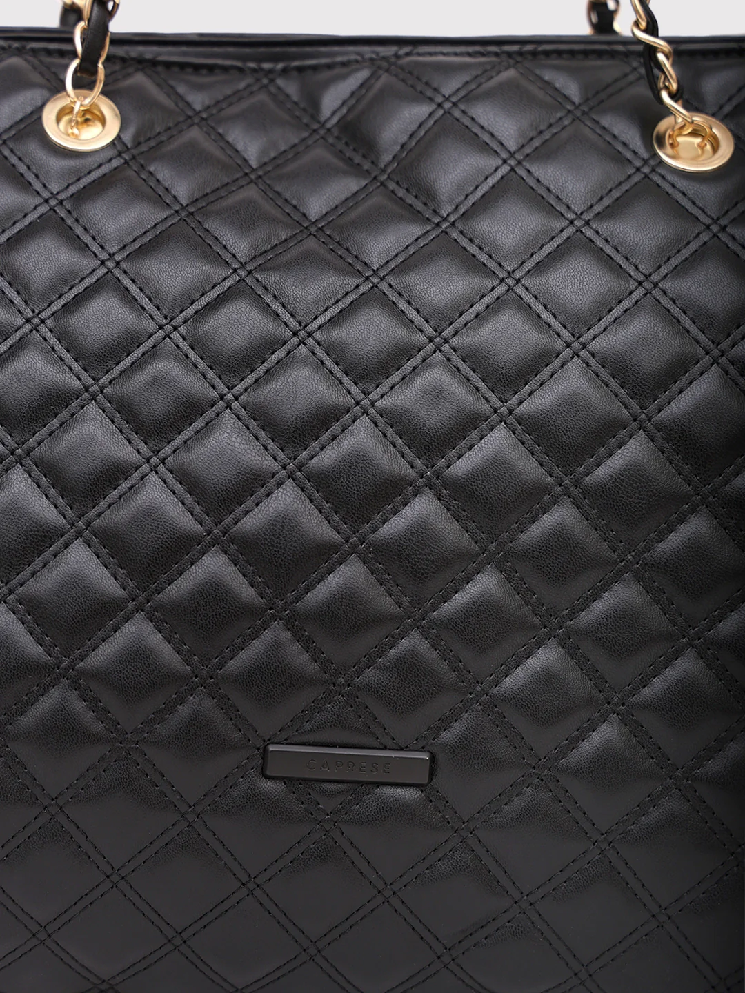 Caprese Cuddy Large Black Tote Bag - Image 11