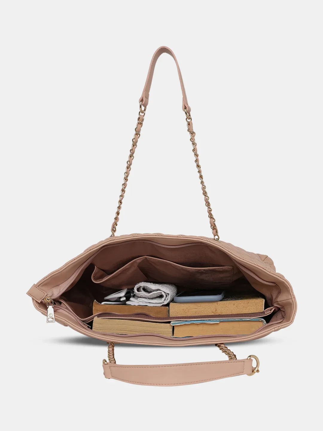 Caprese Cuddy Large Blush Tote Bag - Image 10