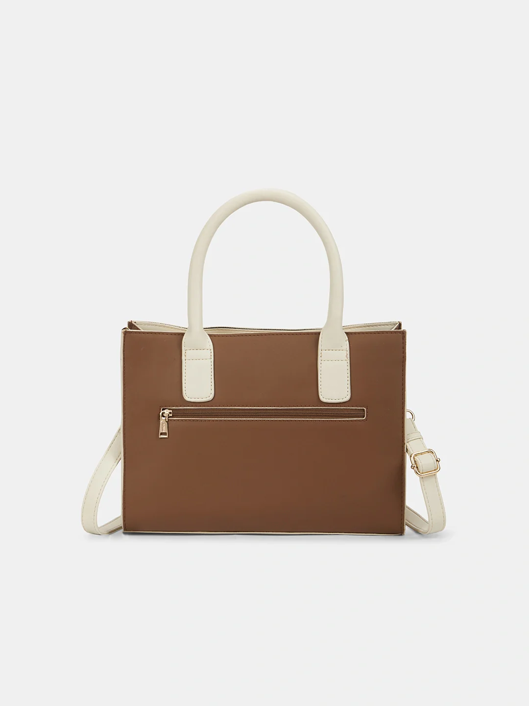 Caprese Cyrus Medium Brown Satchel Bag - Image 5
