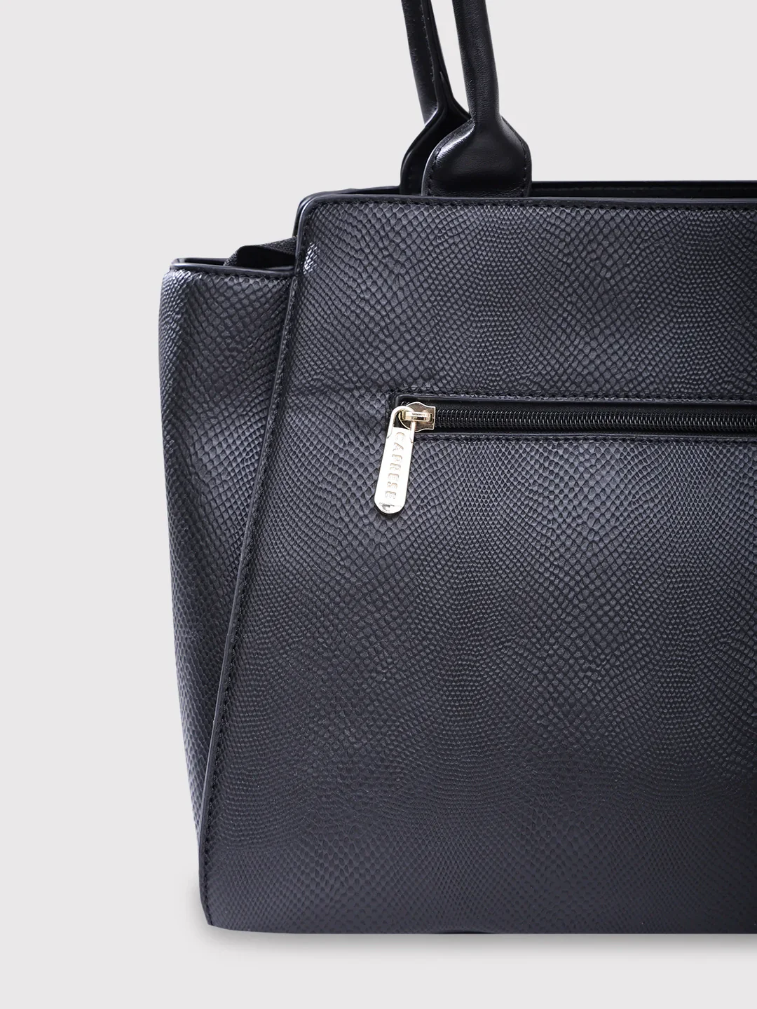 Caprese Dakota Large Black Satchel Bag - Image 11