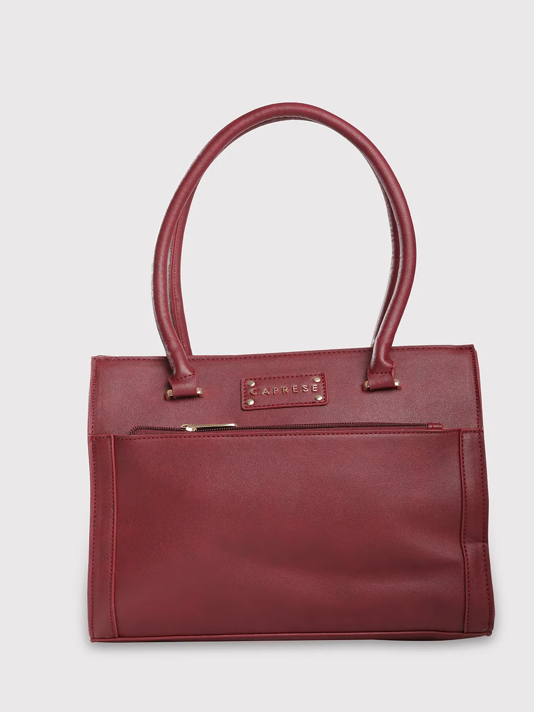Caprese Dakota Medium Burgundy Satchel Bag