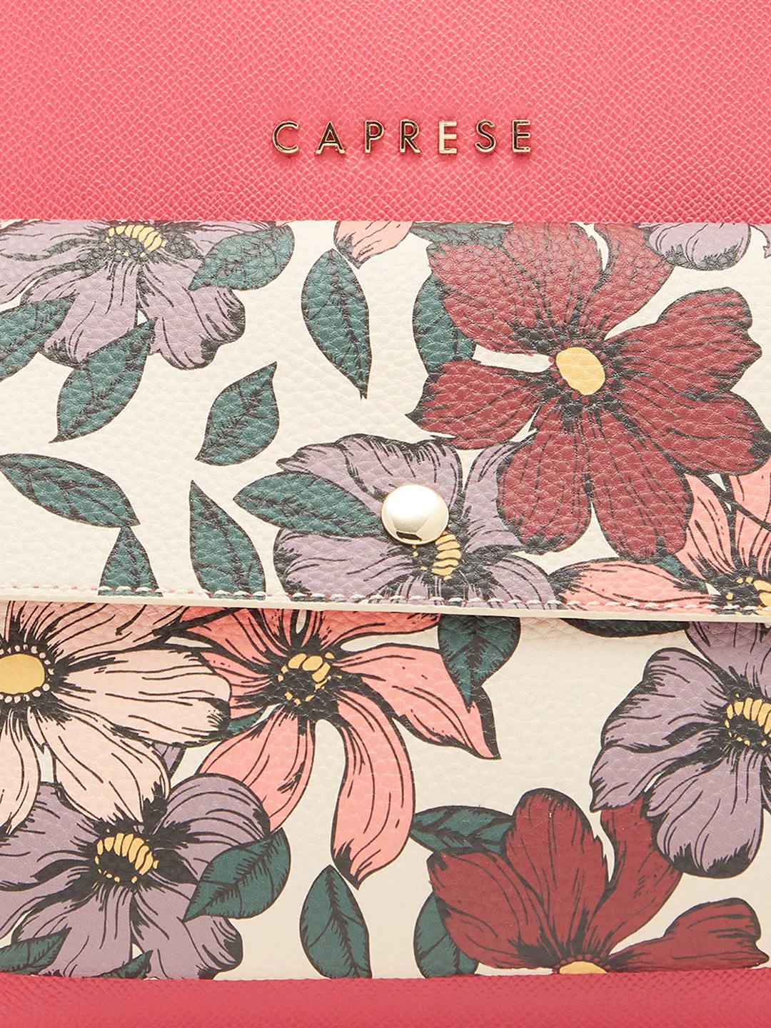 Caprese Daphne Medium Fuchsia Satchel Bag - Image 11