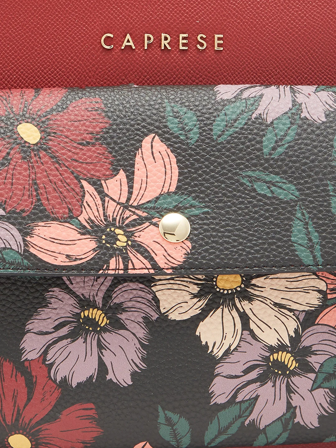 Caprese Daphne Medium Maroon Satchel Bag - Image 7