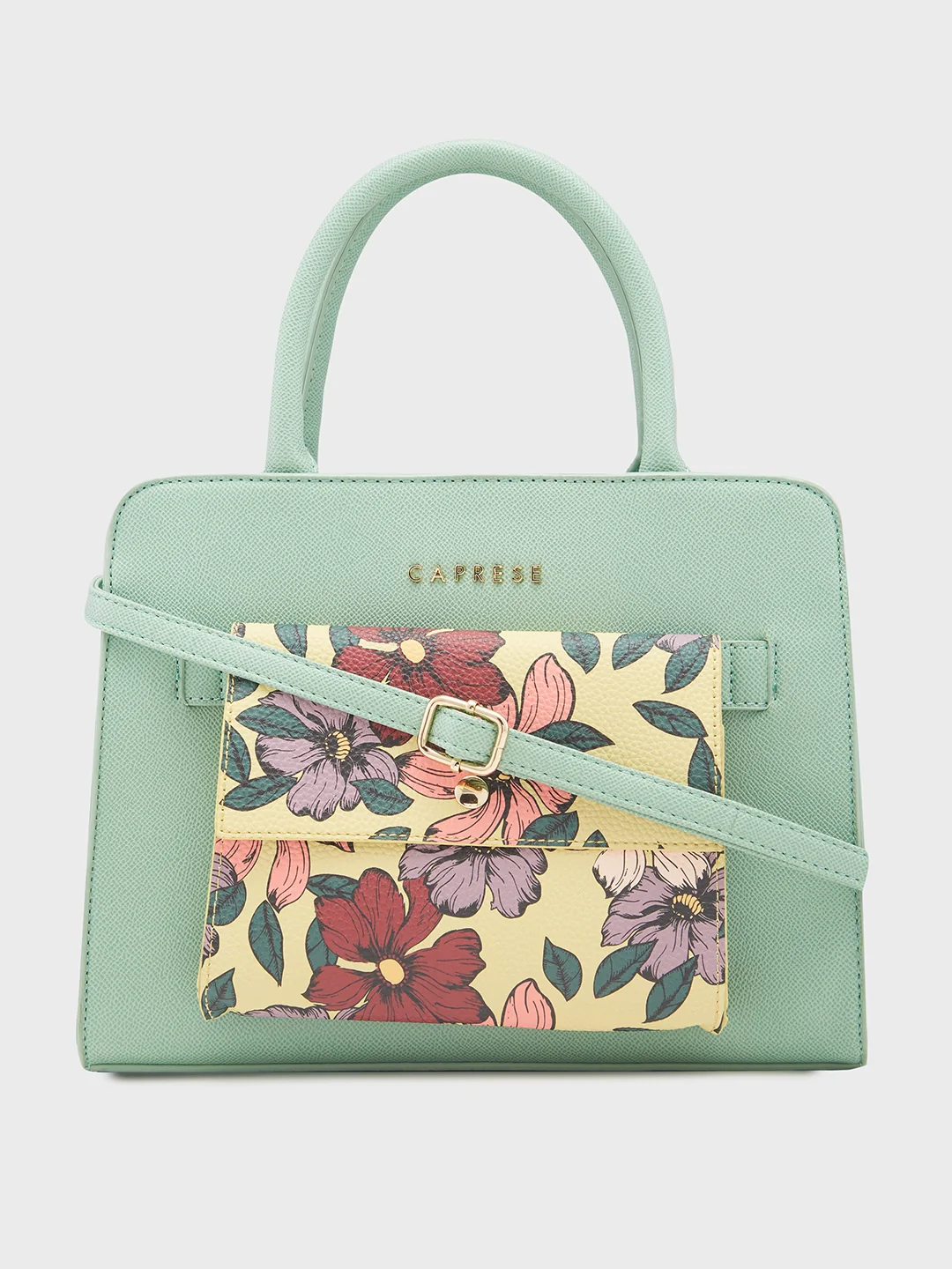 Caprese Daphne Medium Mint Satchel Bag - Image 2