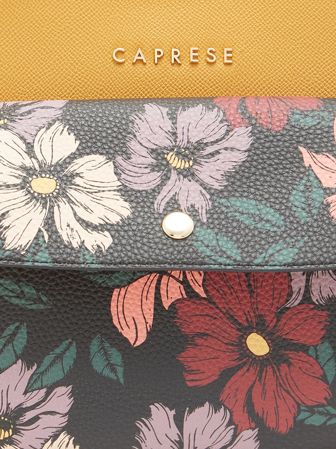 Caprese Daphne Medium Yellow Satchel Bag - Image 4
