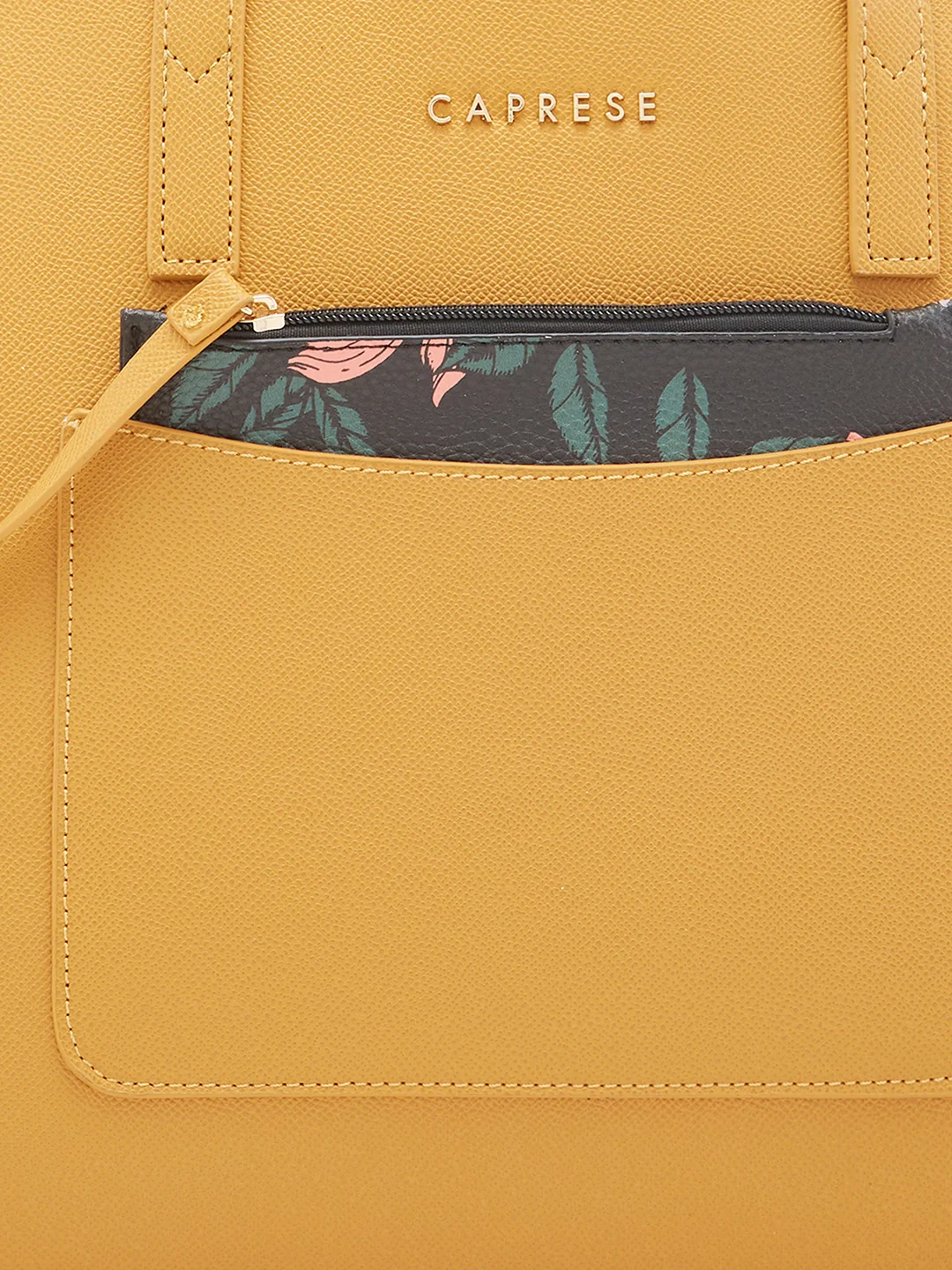 Caprese Daphny Large Yellow Tote Bag - Image 11