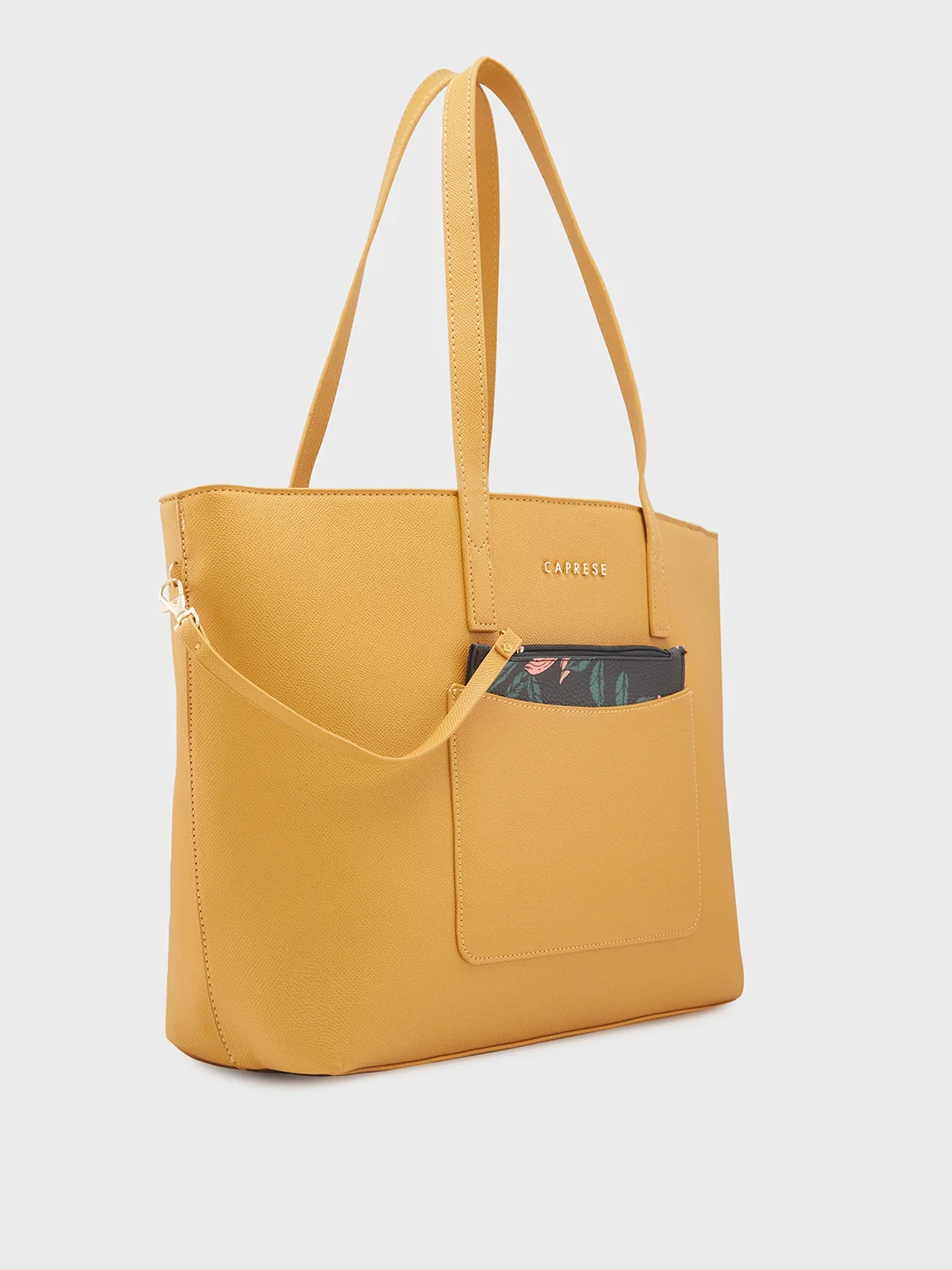 Caprese Daphny Large Yellow Tote Bag - Image 5