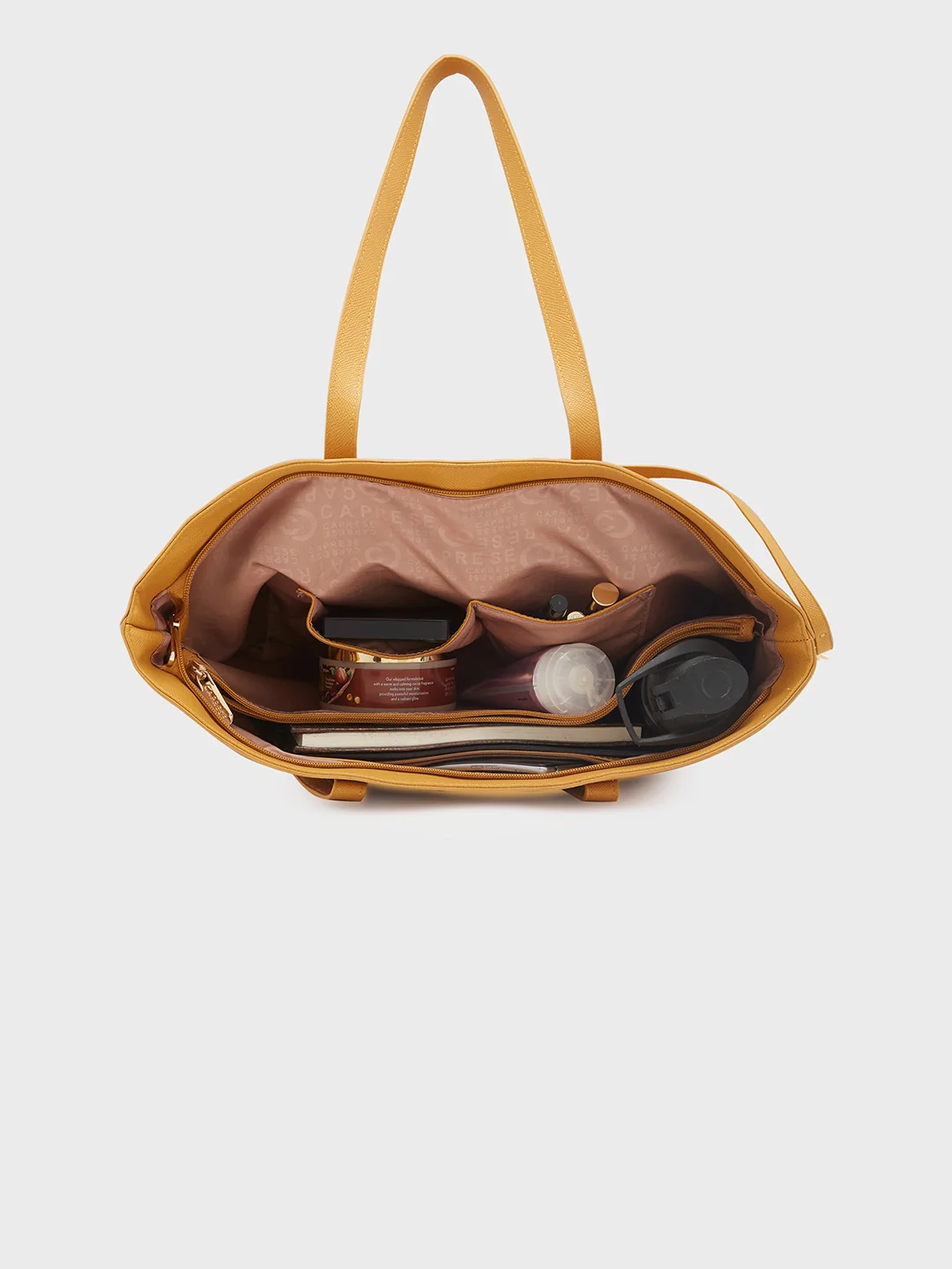 Caprese Daphny Large Yellow Tote Bag - Image 9