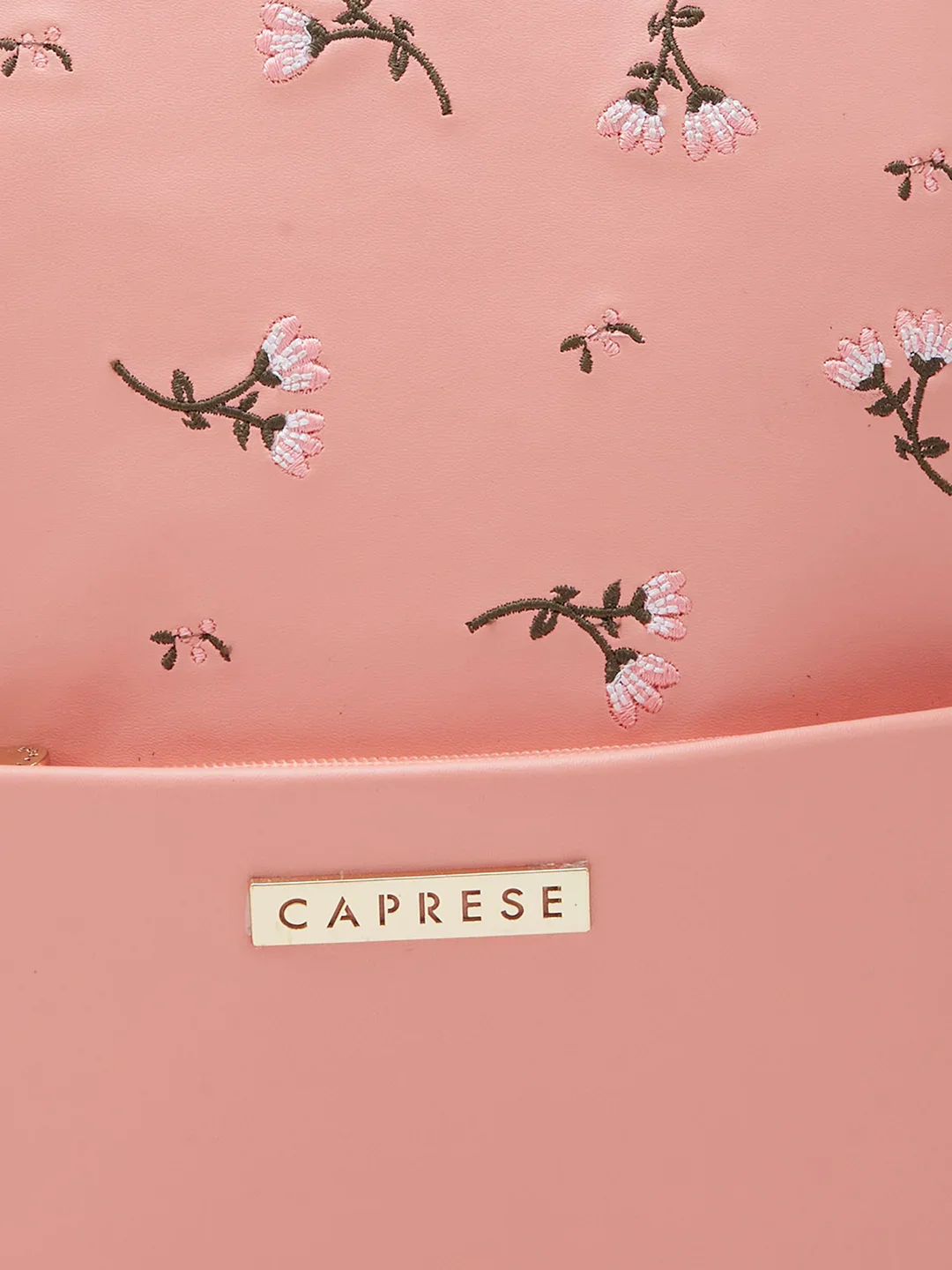 Caprese Dara Medium Pink Backpack - Image 10