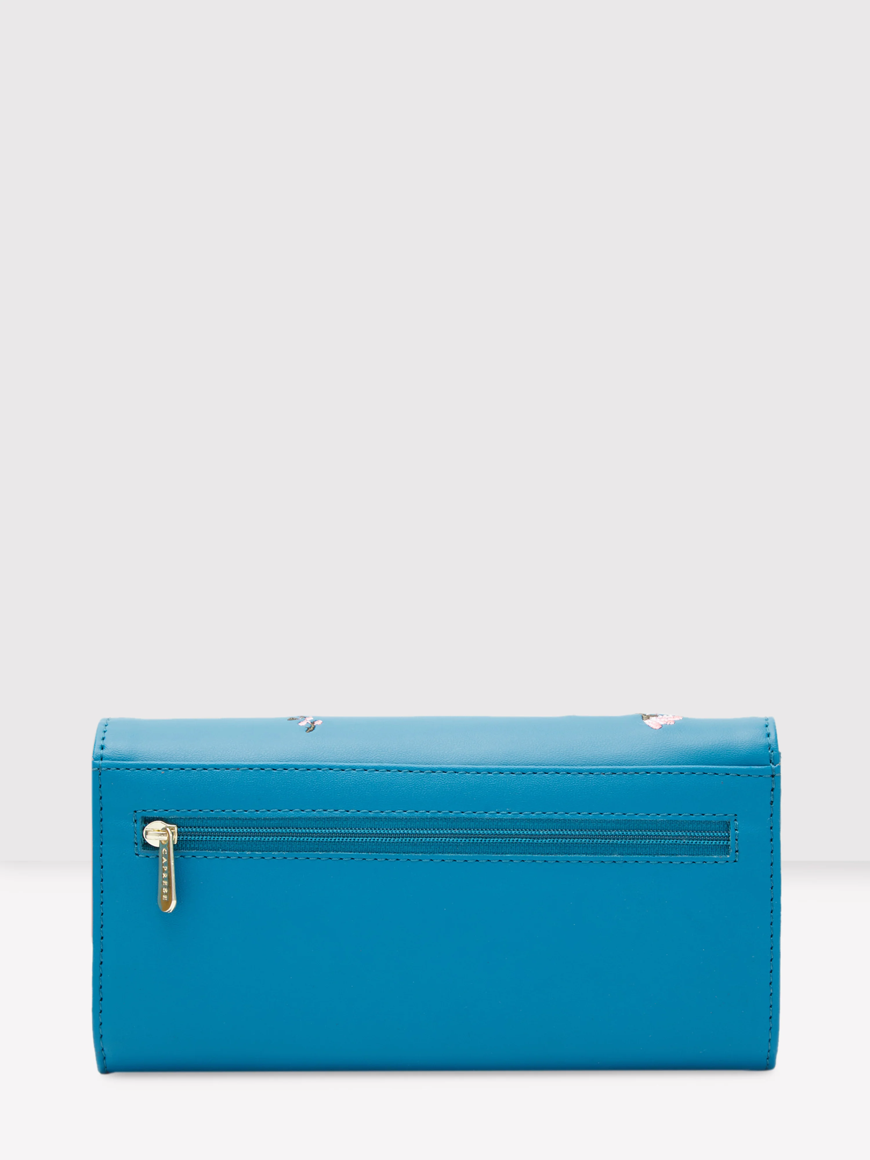 Caprese Dara Medium Green Flap Wallet - Image 3