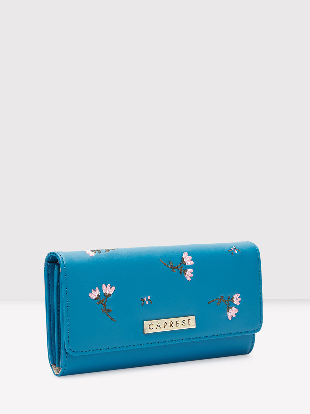 Caprese Dara Medium Green Flap Wallet - Image 4